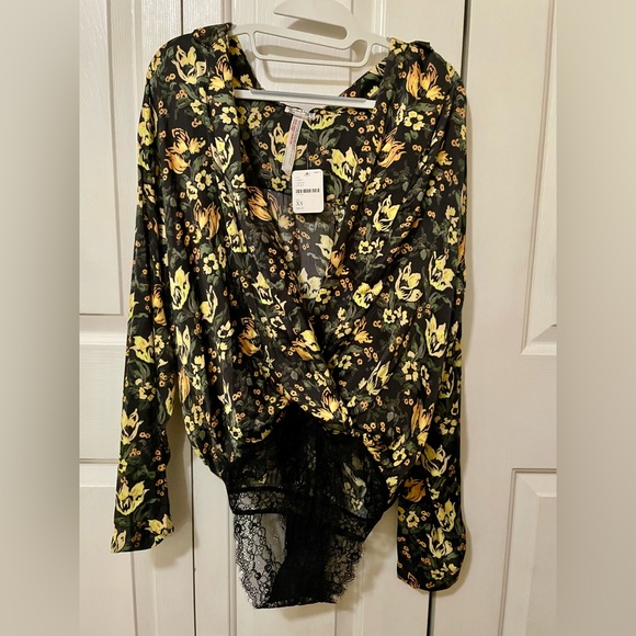 Free People Tops - Intimately Free by Free People Elsa Floral bodysuit.
